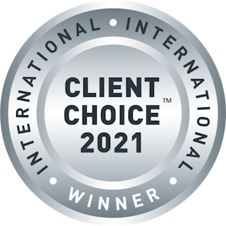 Client Choice 2021 International winner