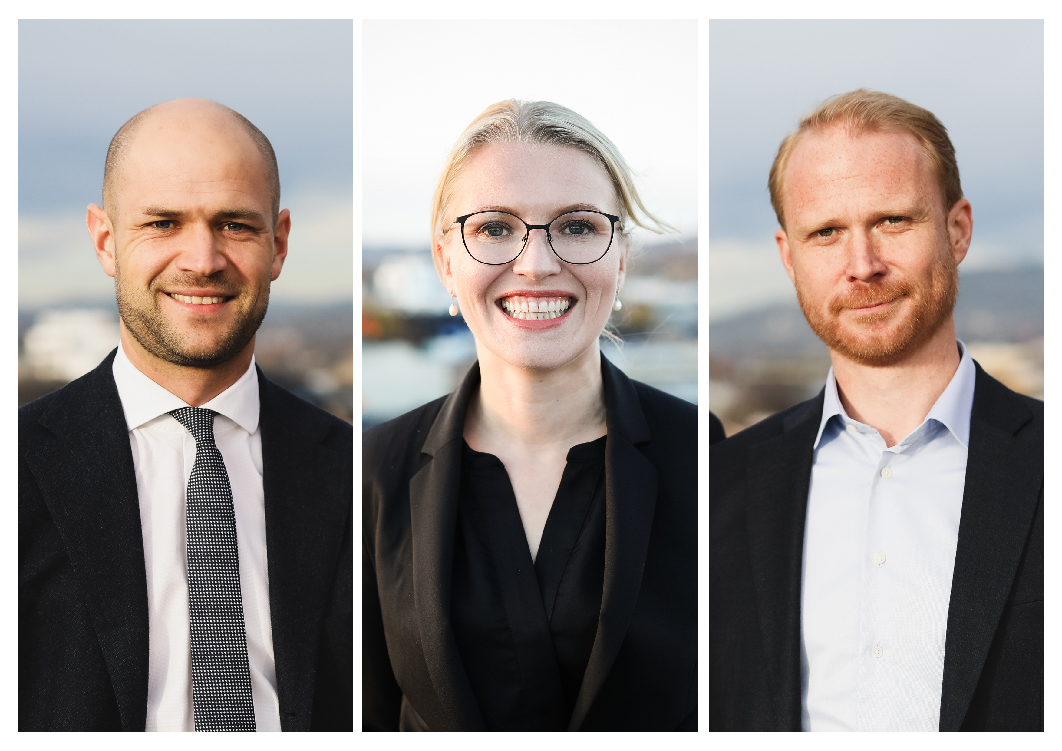 Nye partnere hvit bakgrunn